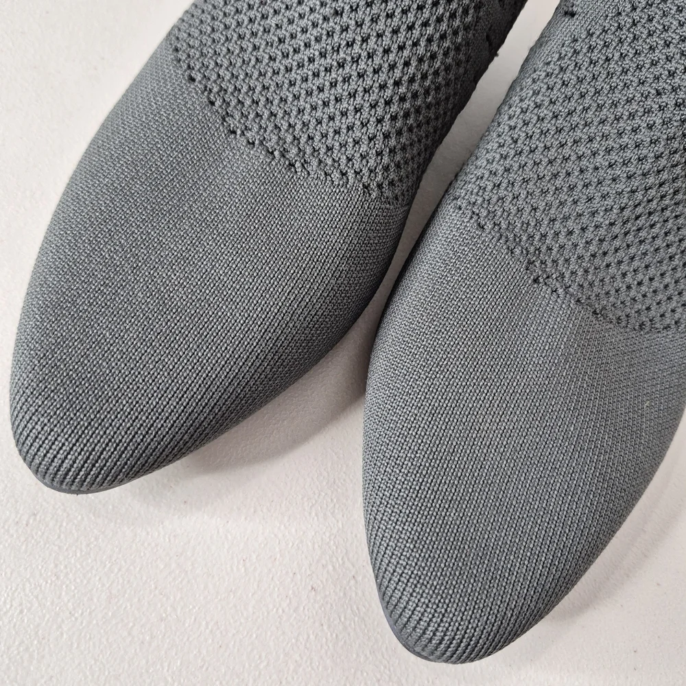 Eileen Fisher Purl Knit Sock Booties - Size 9